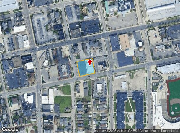  520 W Jefferson Blvd, Fort Wayne, IN Parcel Map
