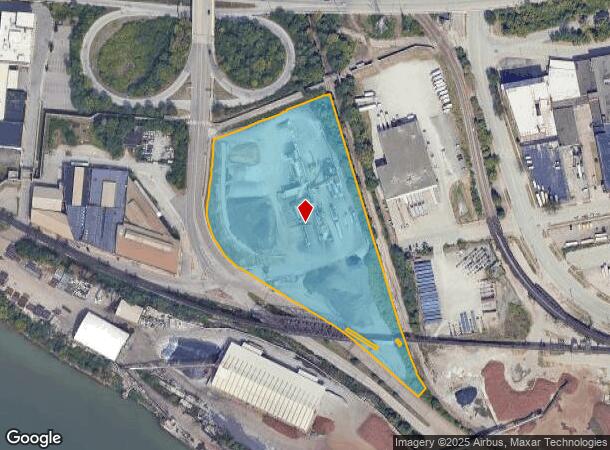  W Fifth St, Cincinnati, OH Parcel Map