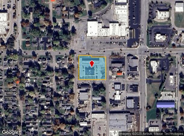  1711 25Th St, Columbus, IN Parcel Map