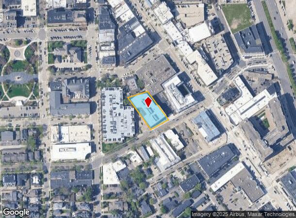 255 E Brown St, Birmingham, MI Parcel Map