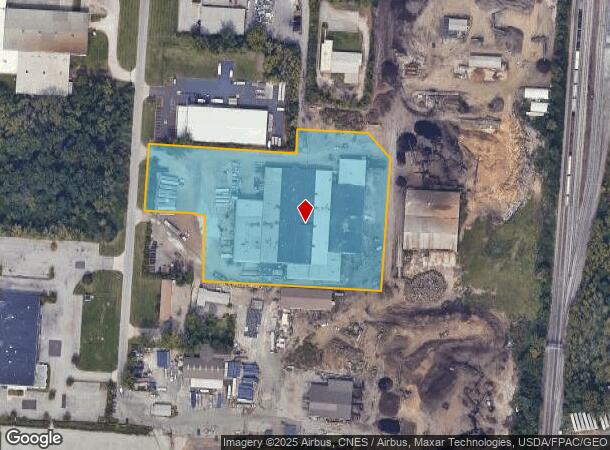 2100 Advance Ave, Columbus, OH Parcel Map