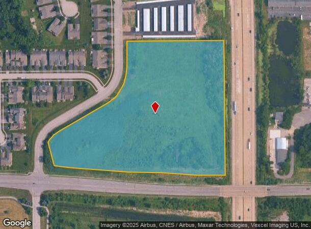 9205 Georgia Dr, Merrillville, IN Parcel Map