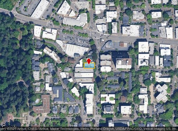  751 Sw Vista Ave, Portland, OR Parcel Map