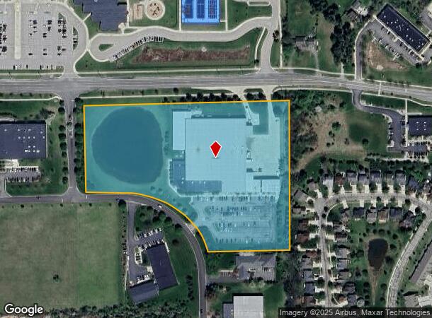 2500 Bishop Cir E, Dexter, MI Parcel Map