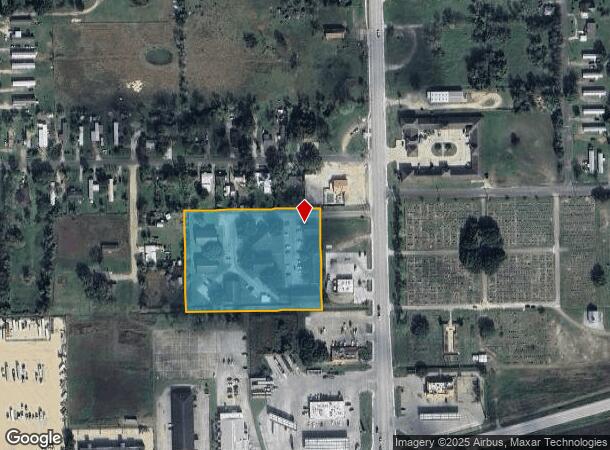 1610 S Mechanic St, El Campo, TX Parcel Map