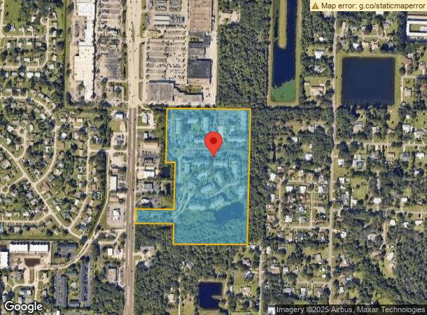  1000 Palm Place Dr Ne, Palm Bay, FL Parcel Map