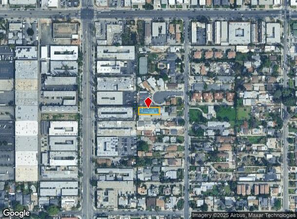  16021 Olympiad Ln, Van Nuys, CA Parcel Map