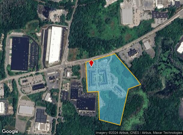  100 Woodview Way, Franklin, MA Parcel Map