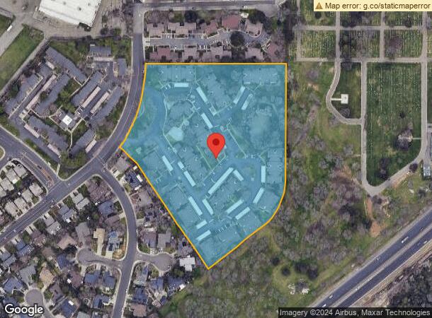  5800 Woodside Dr, Rocklin, CA Parcel Map