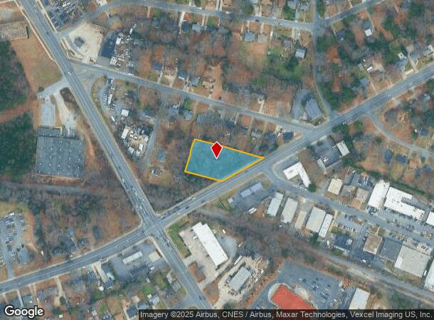 4021 The Plz, Charlotte, NC Parcel Map