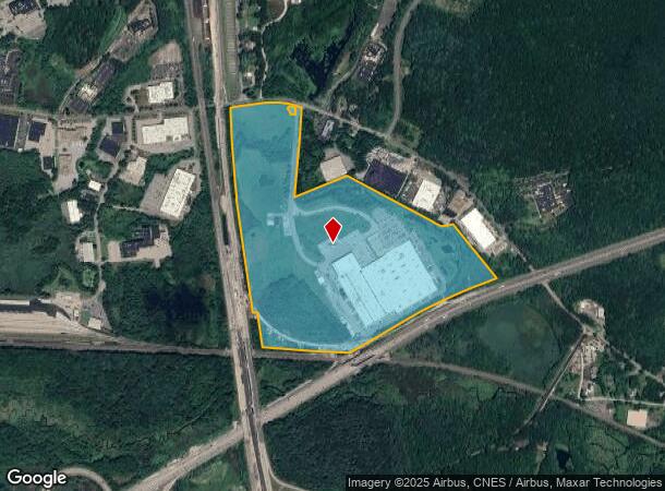  165 Flanders Rd, Westborough, MA Parcel Map