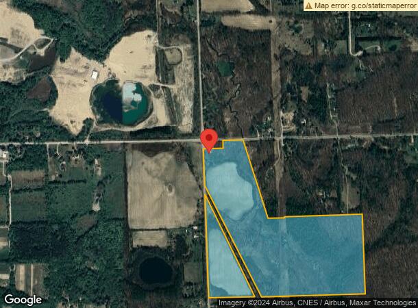  2039 Clark Rd, Lapeer, MI Parcel Map