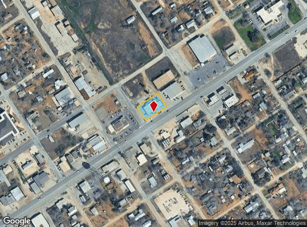 1105 Oak St, Jourdanton, TX Parcel Map
