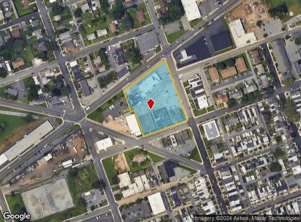  1211 W Washington St, Allentown, PA Parcel Map