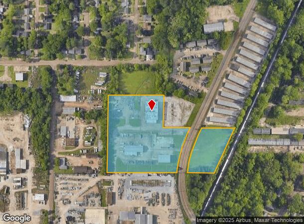 N West St, Jackson, MS Parcel Map