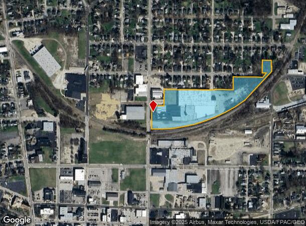  619 Union St, Ashland, OH Parcel Map