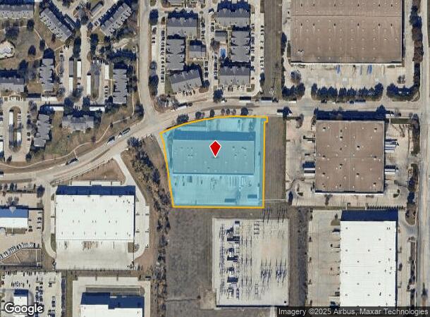 1700 Tech Centre Pky, Arlington, TX Parcel Map