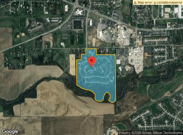 1199 Hospital Rd, Franklin, IN Parcel Map