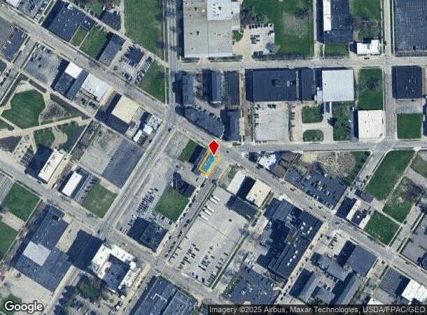  1601 Adams St, Toledo, OH Parcel Map