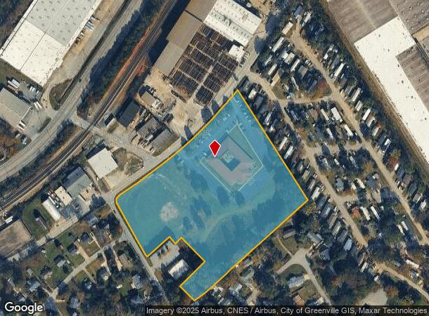 114 E Warehouse Ct, Taylors, SC Parcel Map