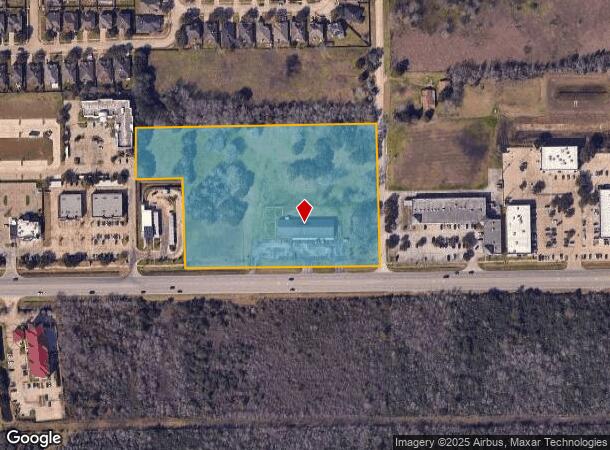 8809 Broadway St, Pearland, TX Parcel Map