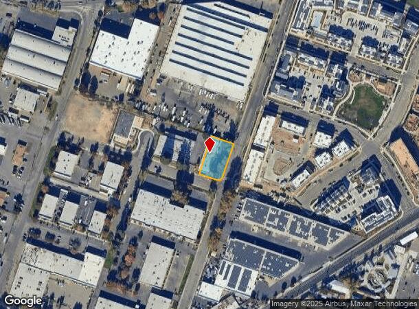  1151 N D St, Sacramento, CA Parcel Map