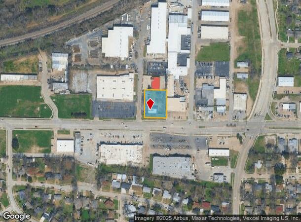 1601 E Abram St, Arlington, TX Parcel Map