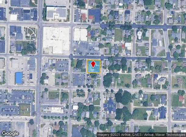 619 E Jackson St, Muncie, IN Parcel Map