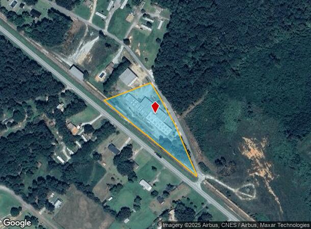 1519 Woodyard Rd, Elberton, GA Parcel Map