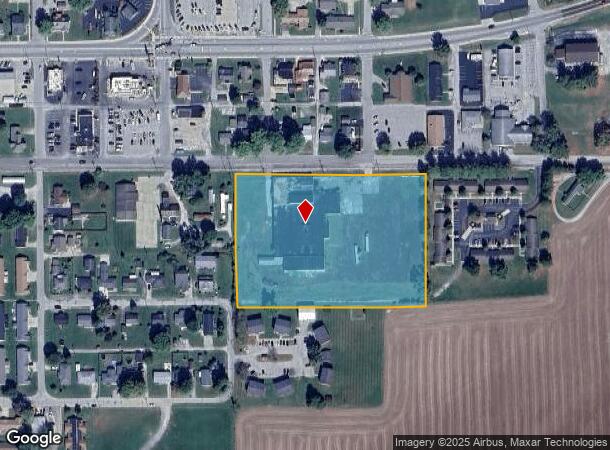  640 E Franklin St, Spencer, IN Parcel Map