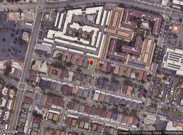  3049 Topaz Ln, Fullerton, CA Parcel Map