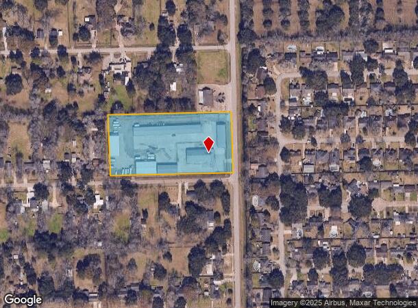  1618 Callaway Dr, Alvin, TX Parcel Map