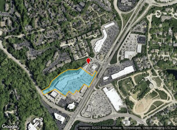  1709 Clarkson Rd, Chesterfield, MO Parcel Map