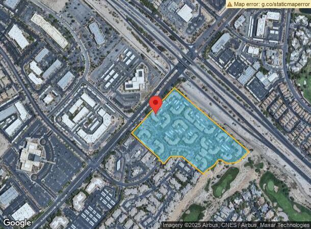  1350 N Town Center Dr, Las Vegas, NV Parcel Map