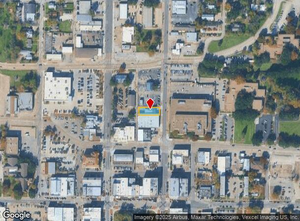 315 N Locust St, Denton, TX Parcel Map