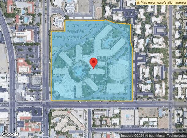  1600 N Indian Canyon Dr, Palm Springs, CA Parcel Map