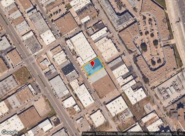  1030 Dragon St, Dallas, TX Parcel Map