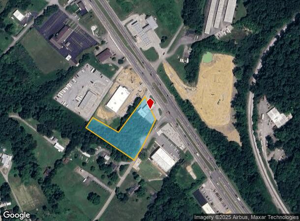  8929 Oak Ridge Hwy, Knoxville, TN Parcel Map