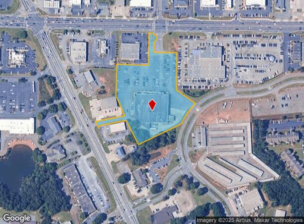 2823 Watson Blvd, Warner Robins, GA Parcel Map