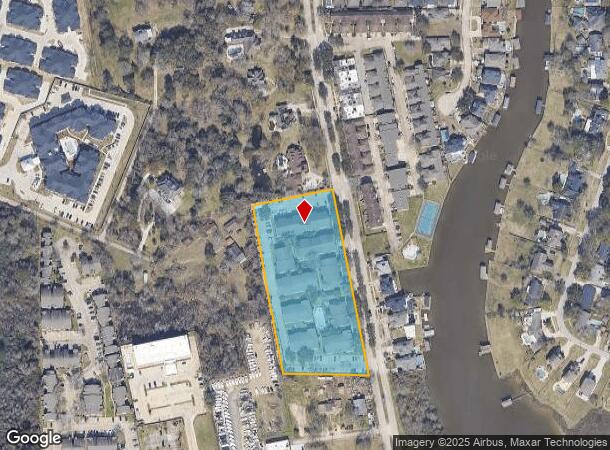  1901 Lakeside Dr, Seabrook, TX Parcel Map