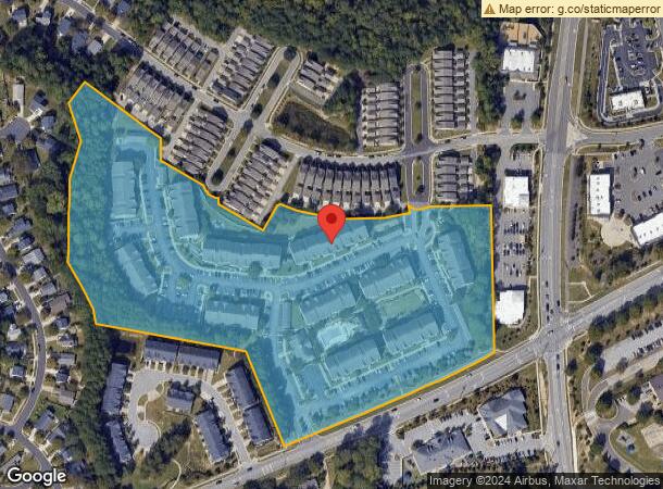  1000 Creekside Hills Dr, Apex, NC Parcel Map