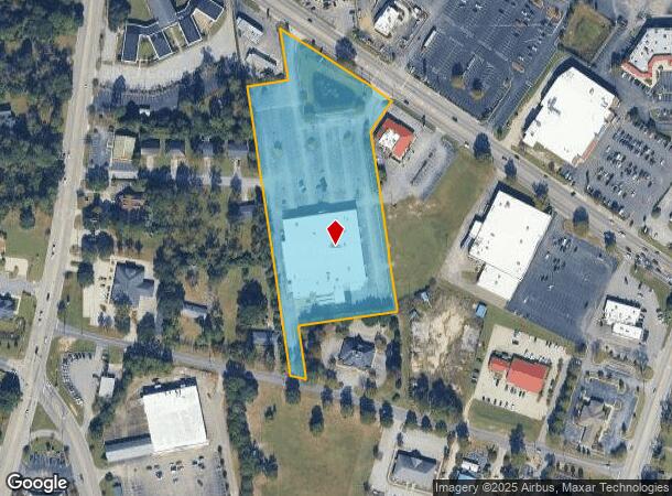 1481 Chestnut St, Orangeburg, SC Parcel Map