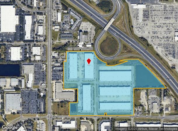  1010 Crews Commerce Dr, Orlando, FL Parcel Map