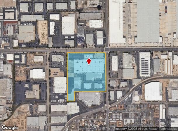  1355 S Acacia Ave, Fullerton, CA Parcel Map