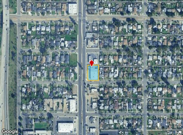 1316 N 1St St, Fresno, CA Parcel Map