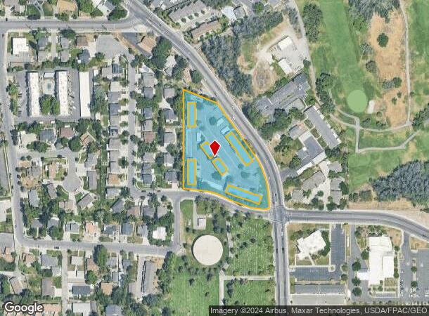  672 E Vine St, Salt Lake City, UT Parcel Map