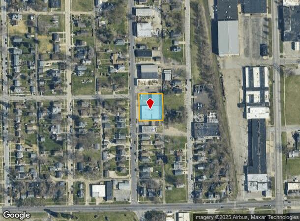  2106 Franklin St, South Bend, IN Parcel Map