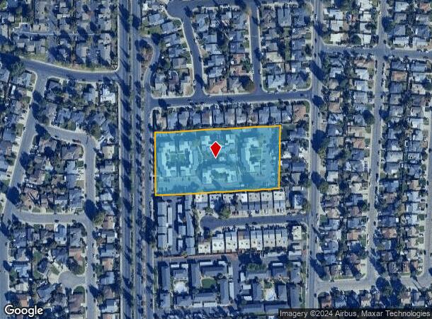  1720 S Hutchins St, Lodi, CA Parcel Map