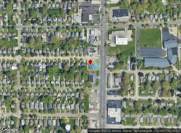  966 S Arlington St, Akron, OH Parcel Map