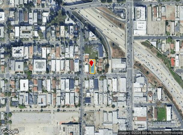  5537 Lexington Ave, Los Angeles, CA Parcel Map